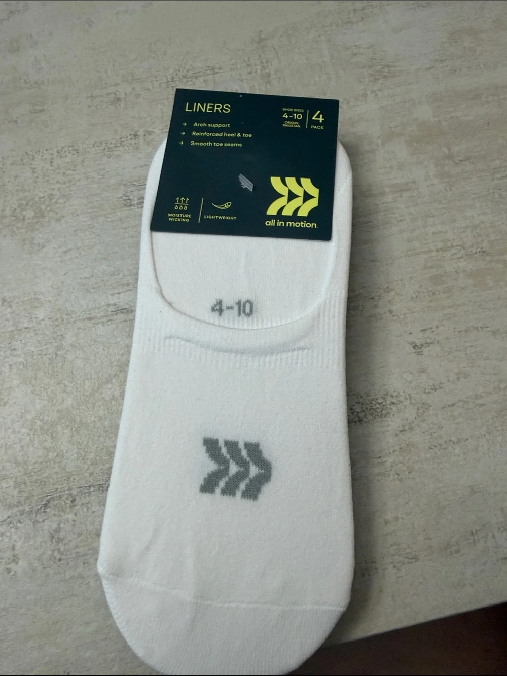 all in motion 3 pair No-Show Liner Socks - Women's Pack